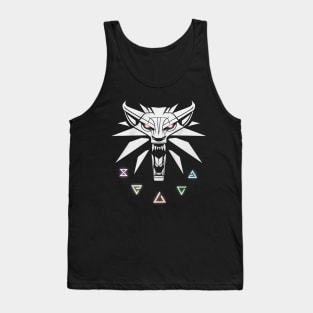 White Wolf Signs Tank Top
